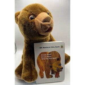 Eric Carle Brown Bear Brown Bear Plush and Book
